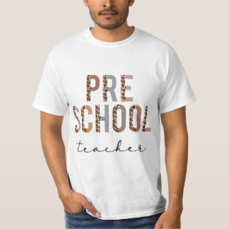 Preschool Teacher Hello Back To School Appreciatio T-Shirt