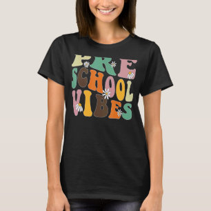 PRESCHOOL VIBES Pre K Team PreK Lehrer Student Sc T-Shirt