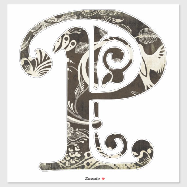 PRESCIOUS - P- AUFKLEBER (Blatt)