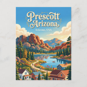Prescott Arizona Postkarte