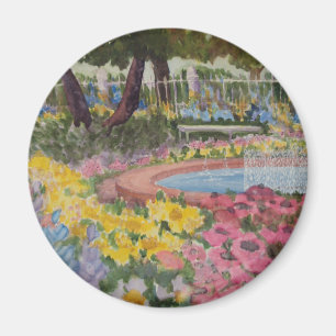 Prescott Park Garden Poppies Portsmouth NH Magnet