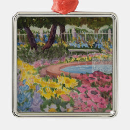 Prescott Park Garden Poppies Portsmouth NH Ornament Aus Metall