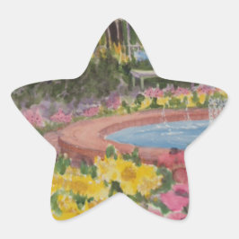 Prescott Park Garden Poppies Portsmouth NH Stern-Aufkleber