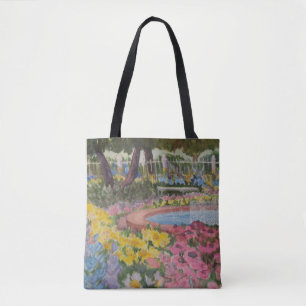 Prescott Park Portsmouth NH Watercolor Tote Bag