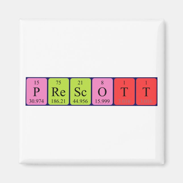 Prescott-Periodenmagnet Magnet (Vorne)