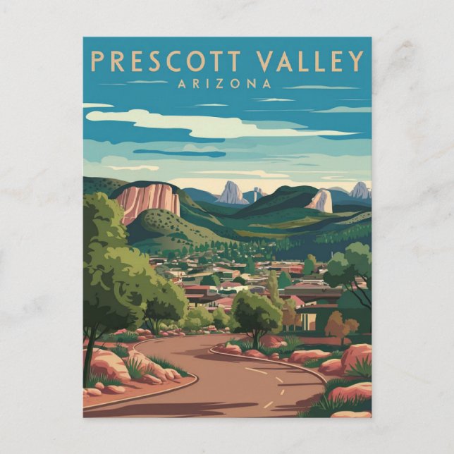 Prescott Valley, Arizona Postkarte (Vorderseite)
