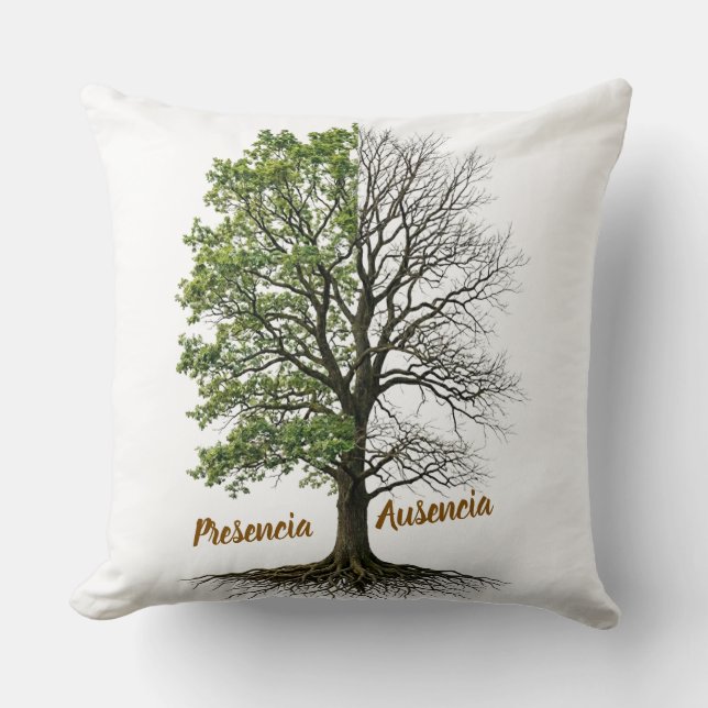 Presencia-,/'-Ausencia Kissen (Vorderseite)
