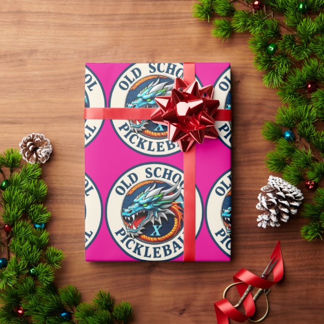 Present wrapping paper DragonX Pickleball team Geschenkpapier (Feiertagsgeschenk)