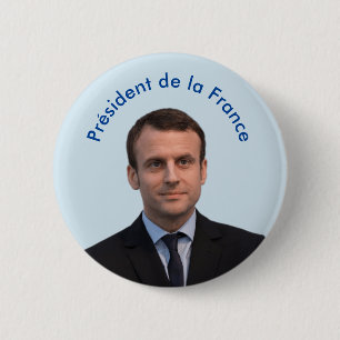 Président De-La Frankreich Emmanuel Macron Button