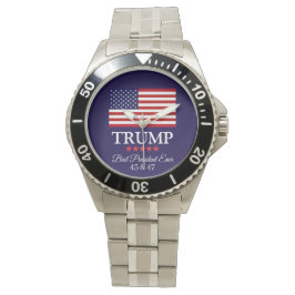 PRESIDENT DONALD TRUMP BEST PRESIDENT EVER WATCH ARMBANDUHR