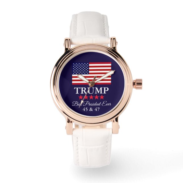 PRESIDENT DONALD TRUMP WOMEN'S WATCH ARMBANDUHR (Vorderseite)