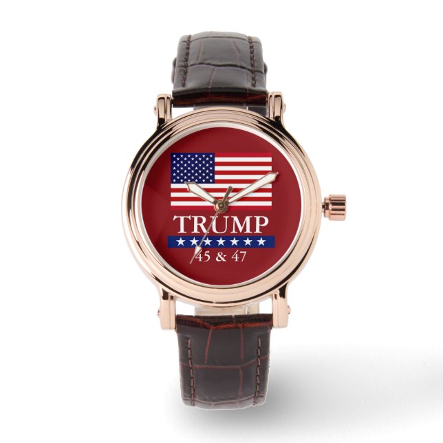 PRESIDENT DONALD TRUMP WOMEN'S WATCH ARMBANDUHR (Vorderseite)