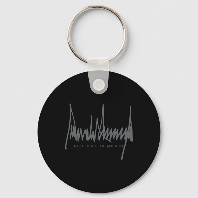 President Signature Golden Age Of America 4th Of J Schlüsselanhänger (Vorderseite)