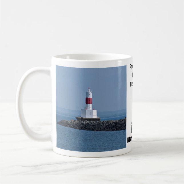 Presque Isle Harbour Breakwater Light Tasse (Links)