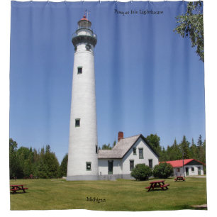 Presque Isle Lighthouse Duschvorhang