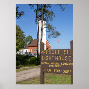 Presque Isle Lighthouse Poster