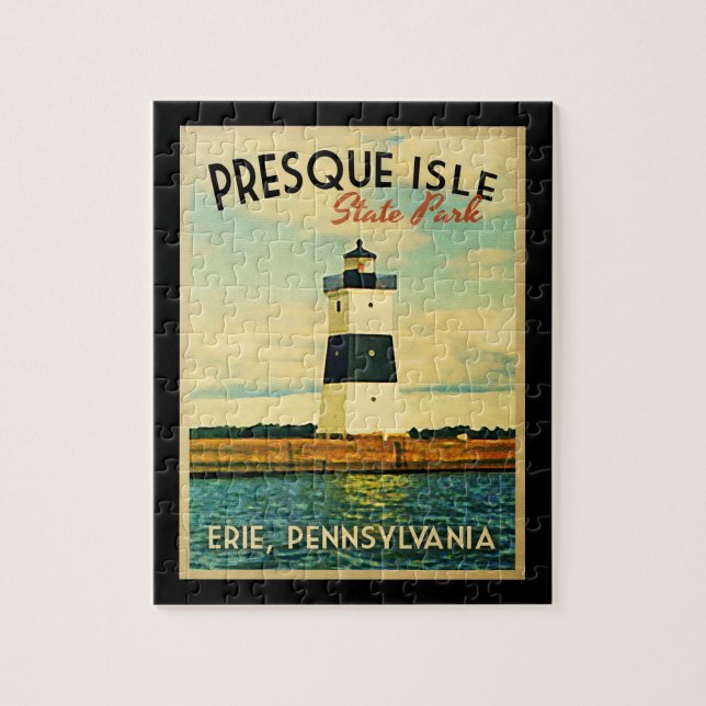 Presque Isle Lighthouse Puzzle (Vertikal)