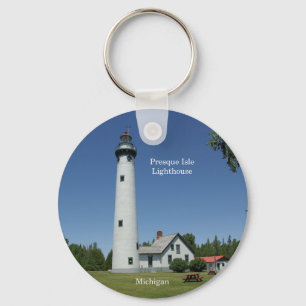 Presque Isle Lighthouse Schlüsselkette Schlüsselanhänger