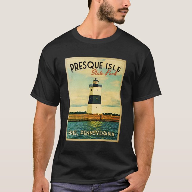 Presque Isle Lighthouse T-Shirt (Vorderseite)