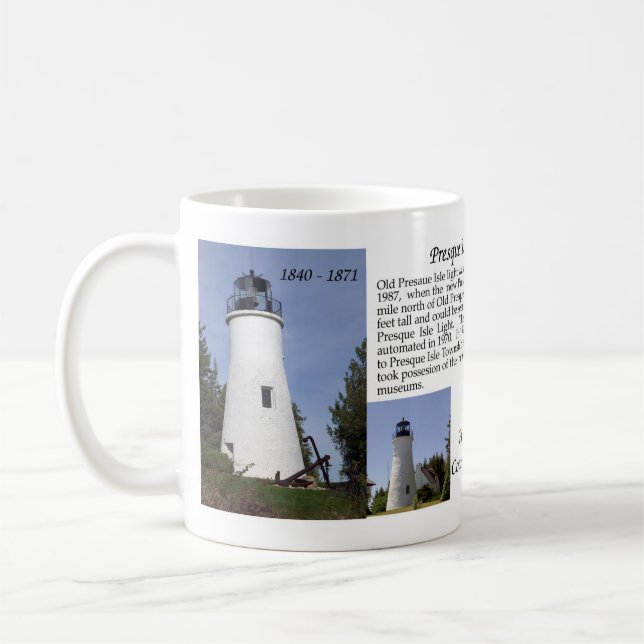 Presque Isle Lighthouses Tasse (Links)