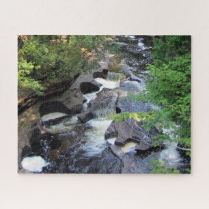 Presque Isle River - Michigan - 16x20 - 520 pc Puzzle