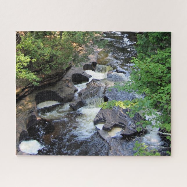 Presque Isle River - Michigan - 16x20 - 520 pc Puzzle (Horizontal)