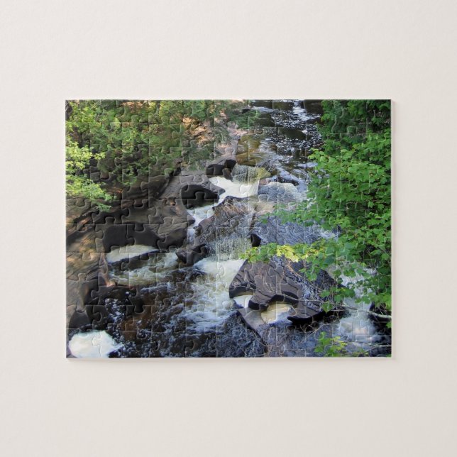 Presque Isle River - Michigan - 8x10 - 110 pc Puzzle (Horizontal)