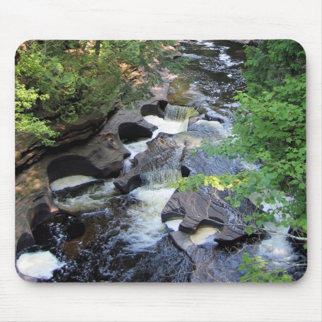 Presque Isle River Michigan Mousepad (Vorne)