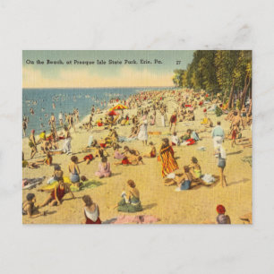 Presque Isle State Park, Erie, Pennsylvania Postkarte