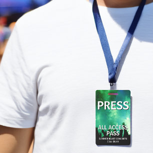 PRESS All Access Pass Konzertveranstaltung Ausweis