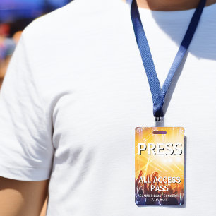 PRESS All Access Pass Konzertveranstaltung Ausweis