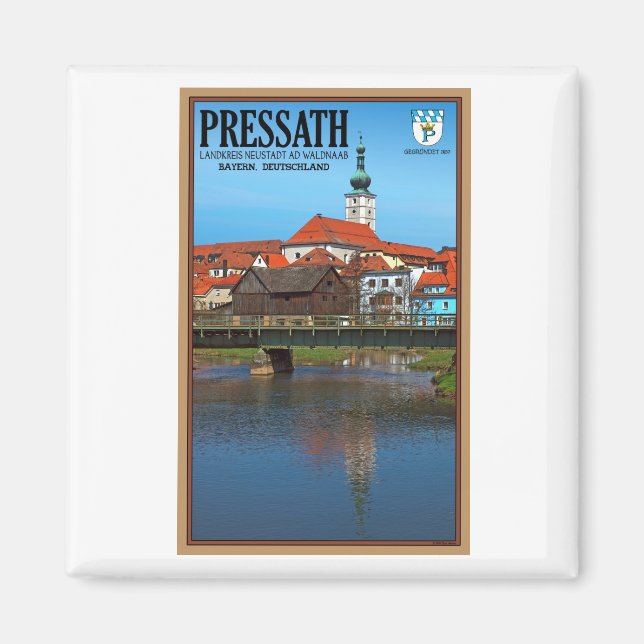 Pressath - Winter Magnet (Vorne)