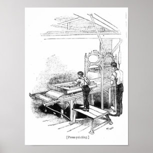 Presse-Drucken Poster