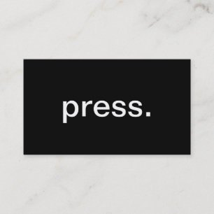 Presse Visitenkarte