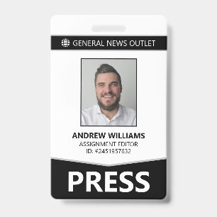 Presseausweis für professionelle Journalisten Ausweis