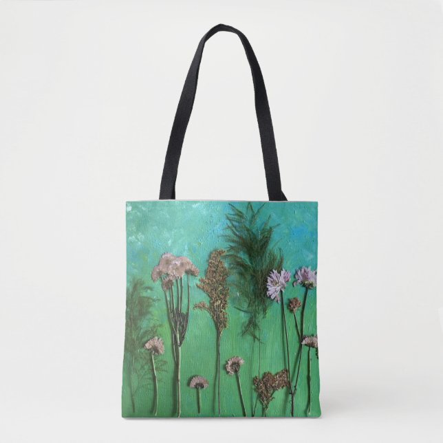Pressed Blume Art Tasche (Vorderseite)