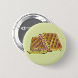 Pressed Cuban Sandwich Ham Cheese Salami PIckle Button