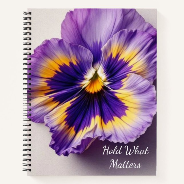 Pressed Flower Memory | Sentimental Botanical Keep Notizbuch (Vorderseite)