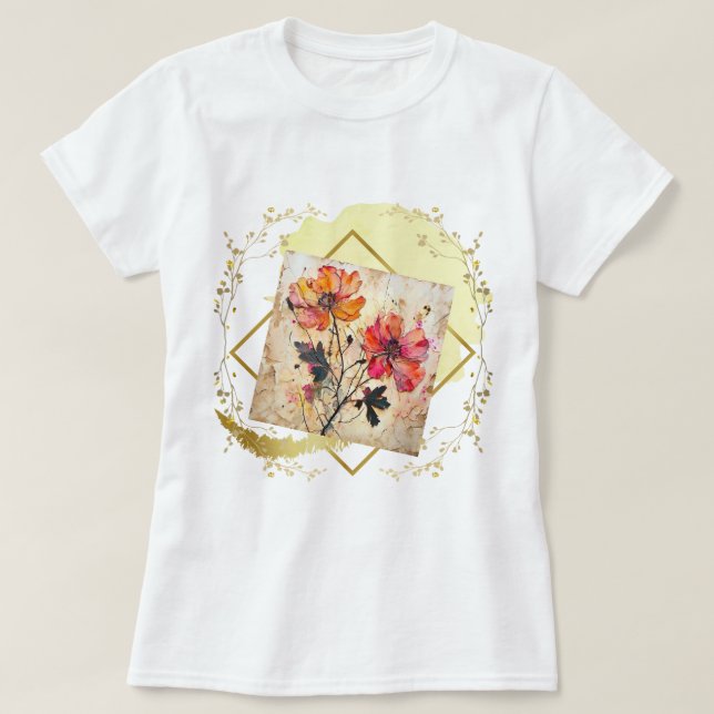 Pressed Flowers T-Shirt (Design vorne)