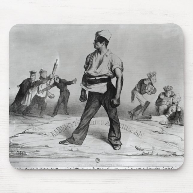 Pressefreiheit Mousepad (Vorne)