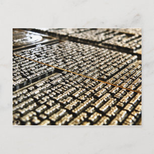 Pressefreiheit Postkarte