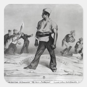 Pressefreiheit Quadratischer Aufkleber