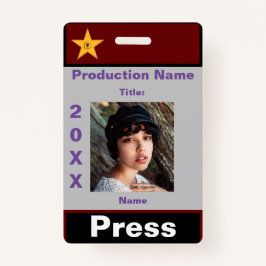 Pressepass-1 Ausweis