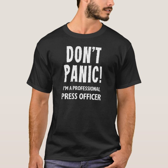 Pressereferent T-Shirt (Vorderseite)