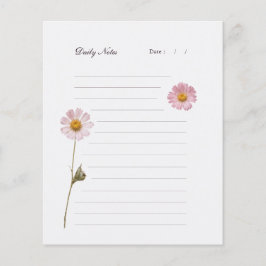 Pressierte Blume Papier für das Tagesgeschäft