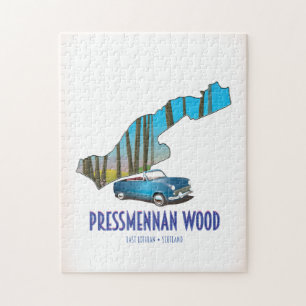 Pressmennan-Wald Schottland Puzzle