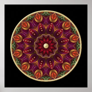 Presspilz Mandala Poster