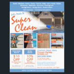 Pressure Power Washing  Flyer EDDM Template<br><div class="desc">Personalize and customize this eyecatching pressure washing (power washing) professional flyer template design to suit your business/company's needs. This pressure washing template displays images of before and after pressure washed surfaces. Add your logo for more effective branding. Customize the coupon offers on flyer to attract potential clients. Great for Every...</div>