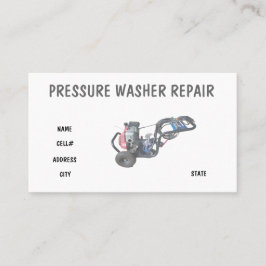 Pressure Washer Repair Visitenkarte