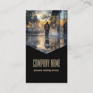 Pressure Washservice House Exterior Cleaner Visitenkarte